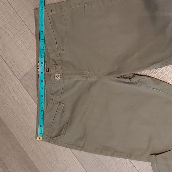 Makers of True Originals US 33 Super Skinny Low Rise Army Green Stretchy Pants - Picture 4 of 11